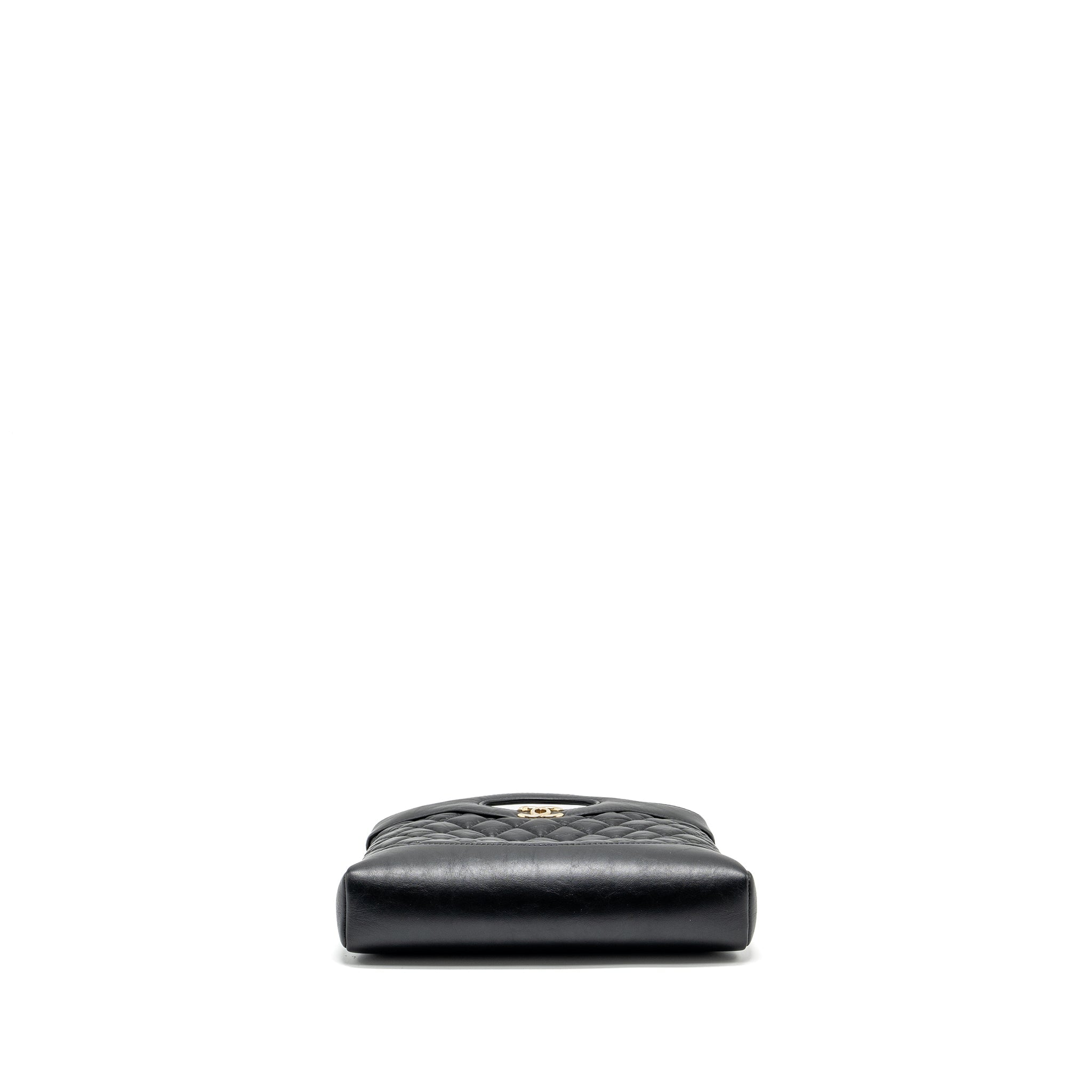 CHANEL MINI 31 BAG CALFSKIN BLACK LGHW (MICROCHIP)