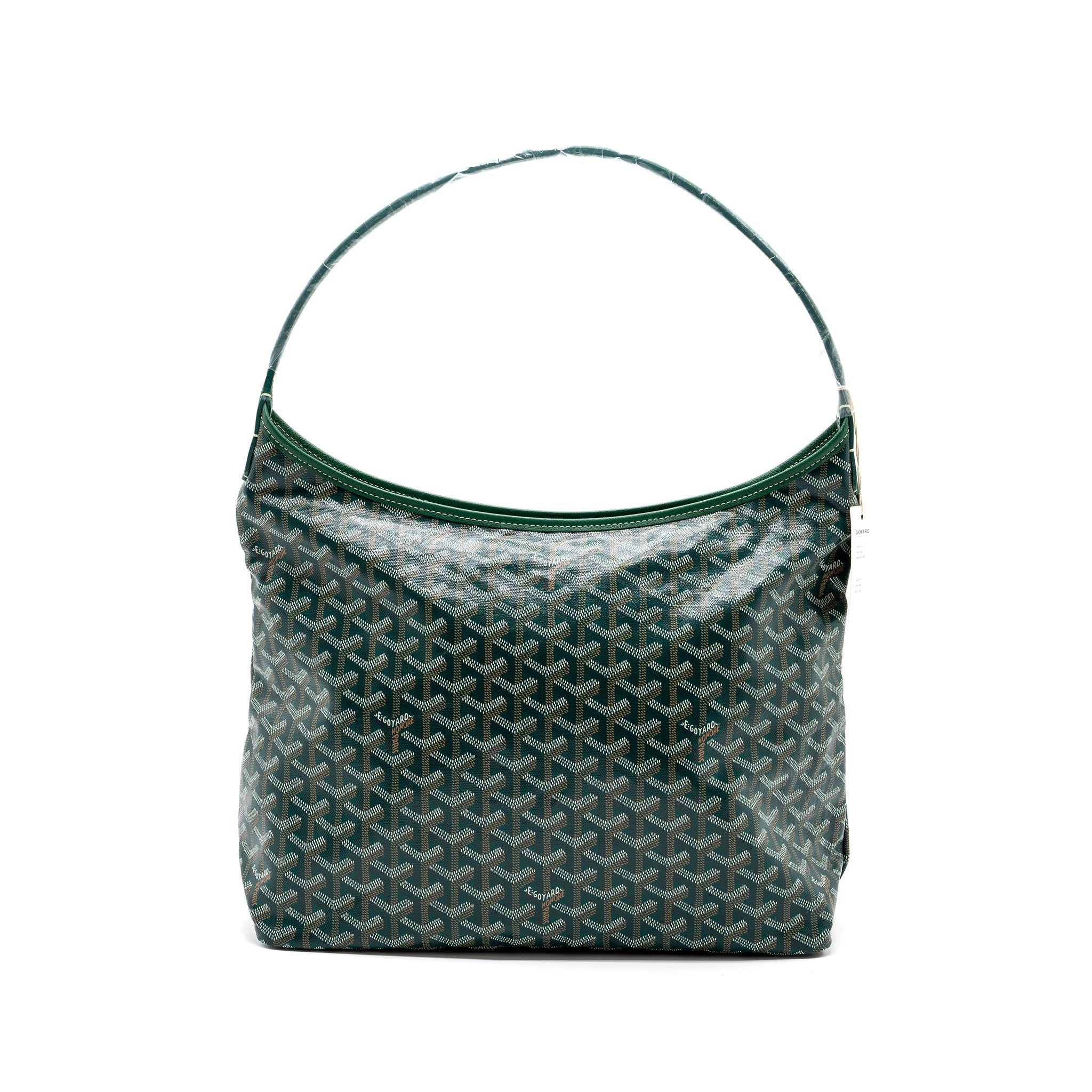 GOYARD BOHEME HOBO BAG CANVAS/ CALFSKIN GREEN SHW
