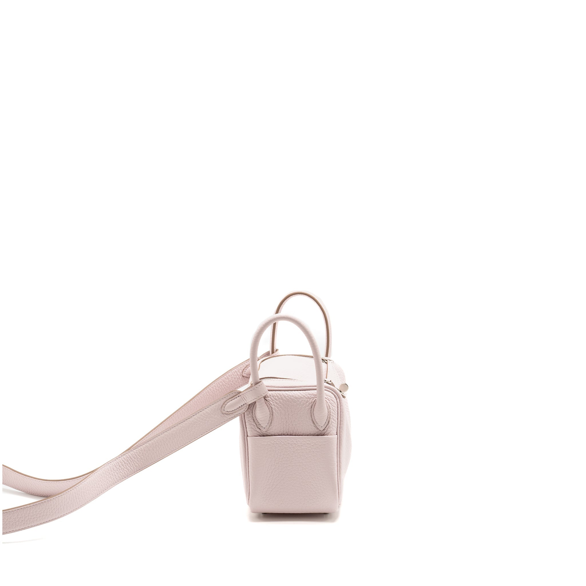 HERMES MINI LINDY CLEMENCE MAUVE PALE SHW