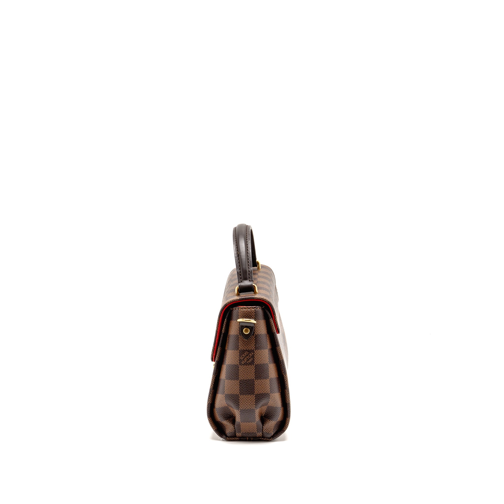 LOUIS VUITTON CROISETTE DAMIER EBENE CANVAS GHW