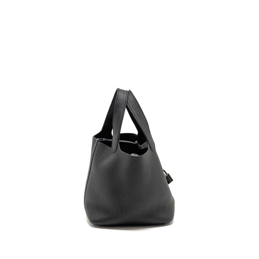 HERMES PICOTIN 18 CLEMENCE SO BLACK