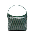 GOYARD BOHEME HOBO BAG CANVAS/ CALFSKIN GREEN SHW