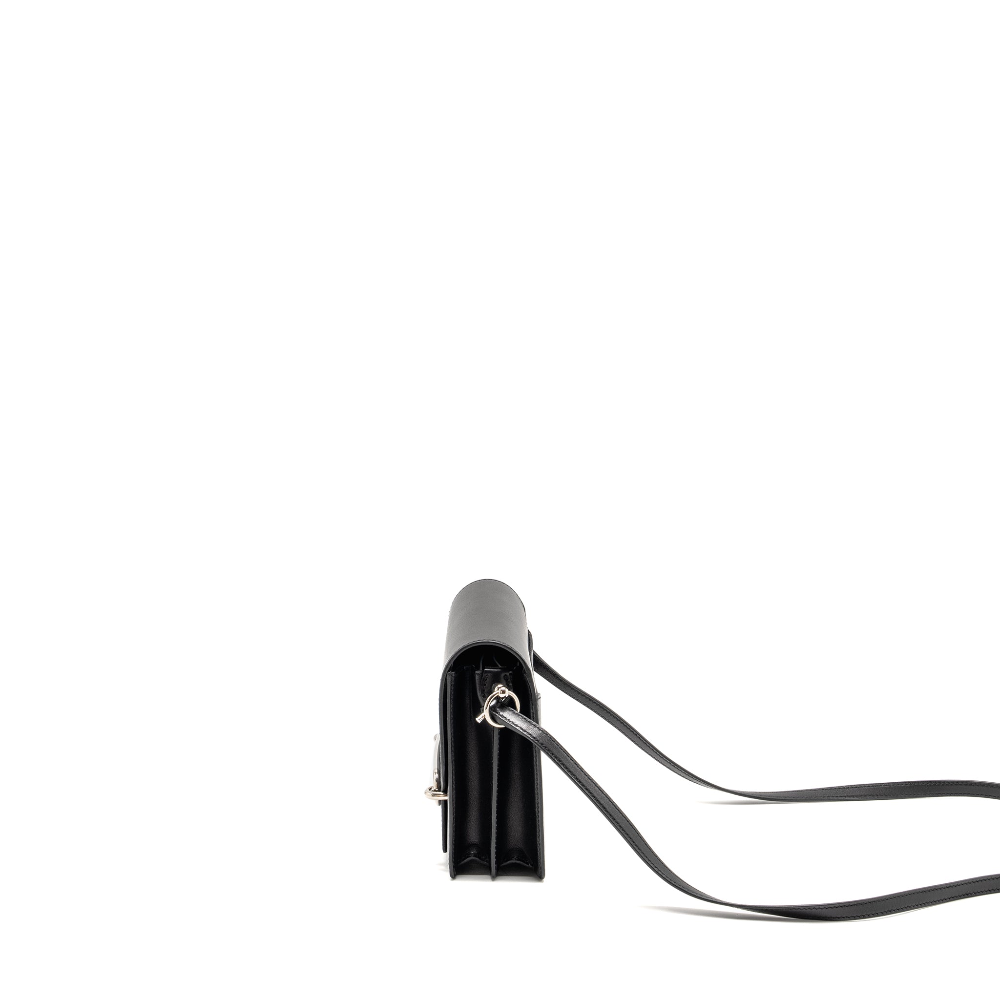 HERMES MINI ROULIS SWIFT BLACK SHW