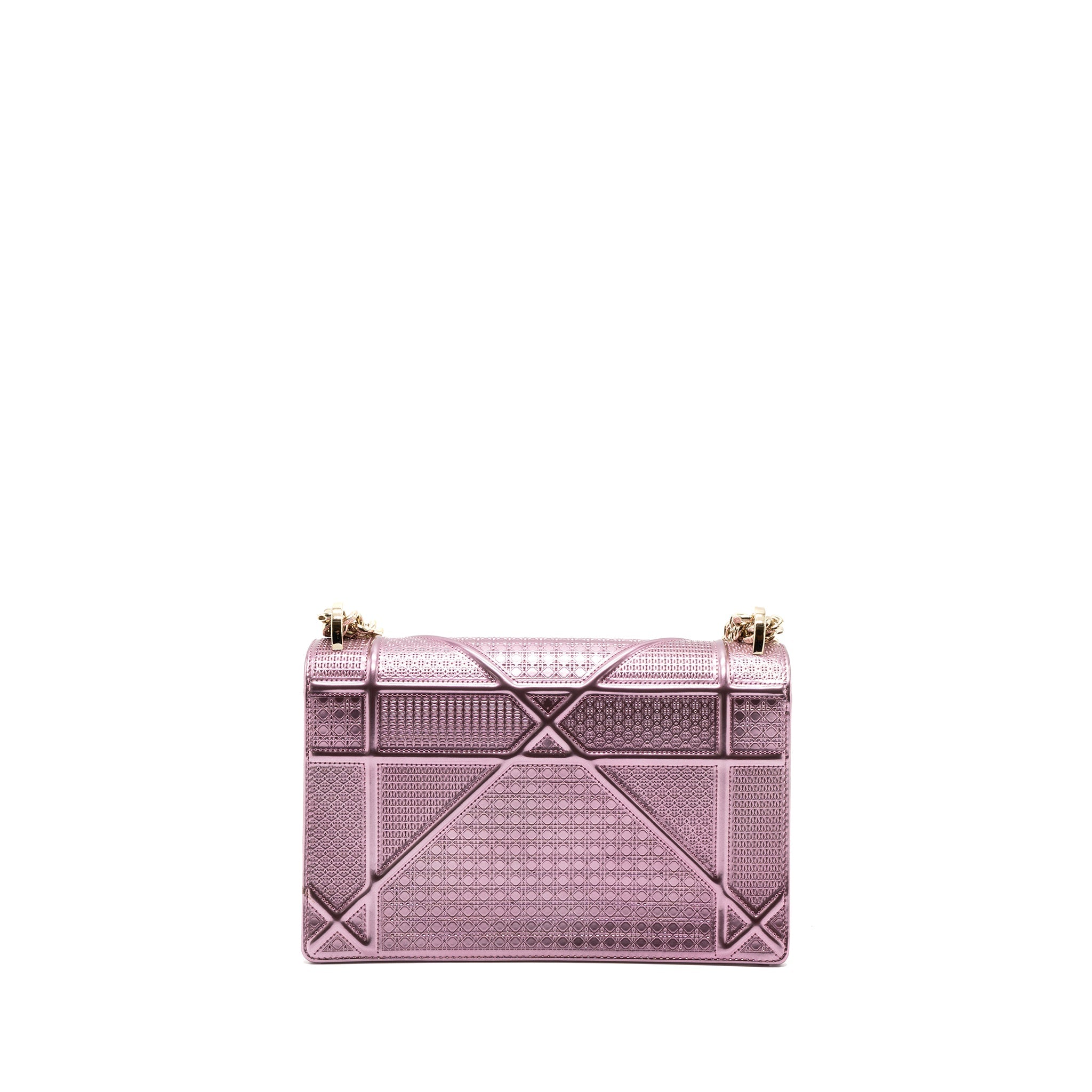 DIOR DIORAMA BAG METALLIC PINK LGHW