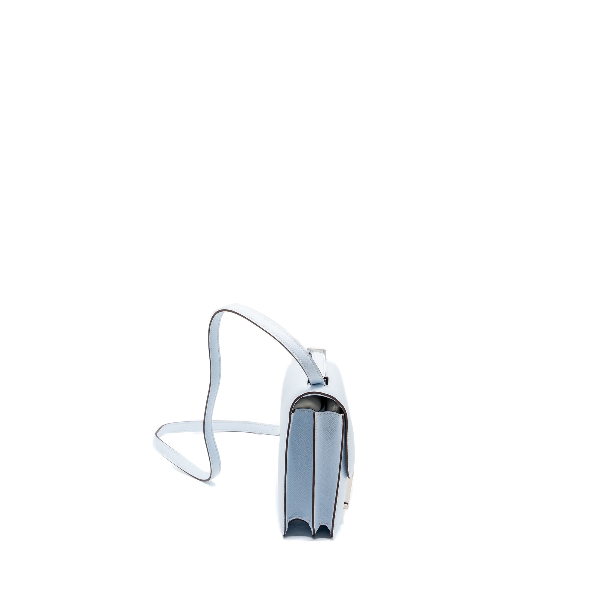 HERMES MINI CONSTANCE EPSOM BLUE BRUME SHW