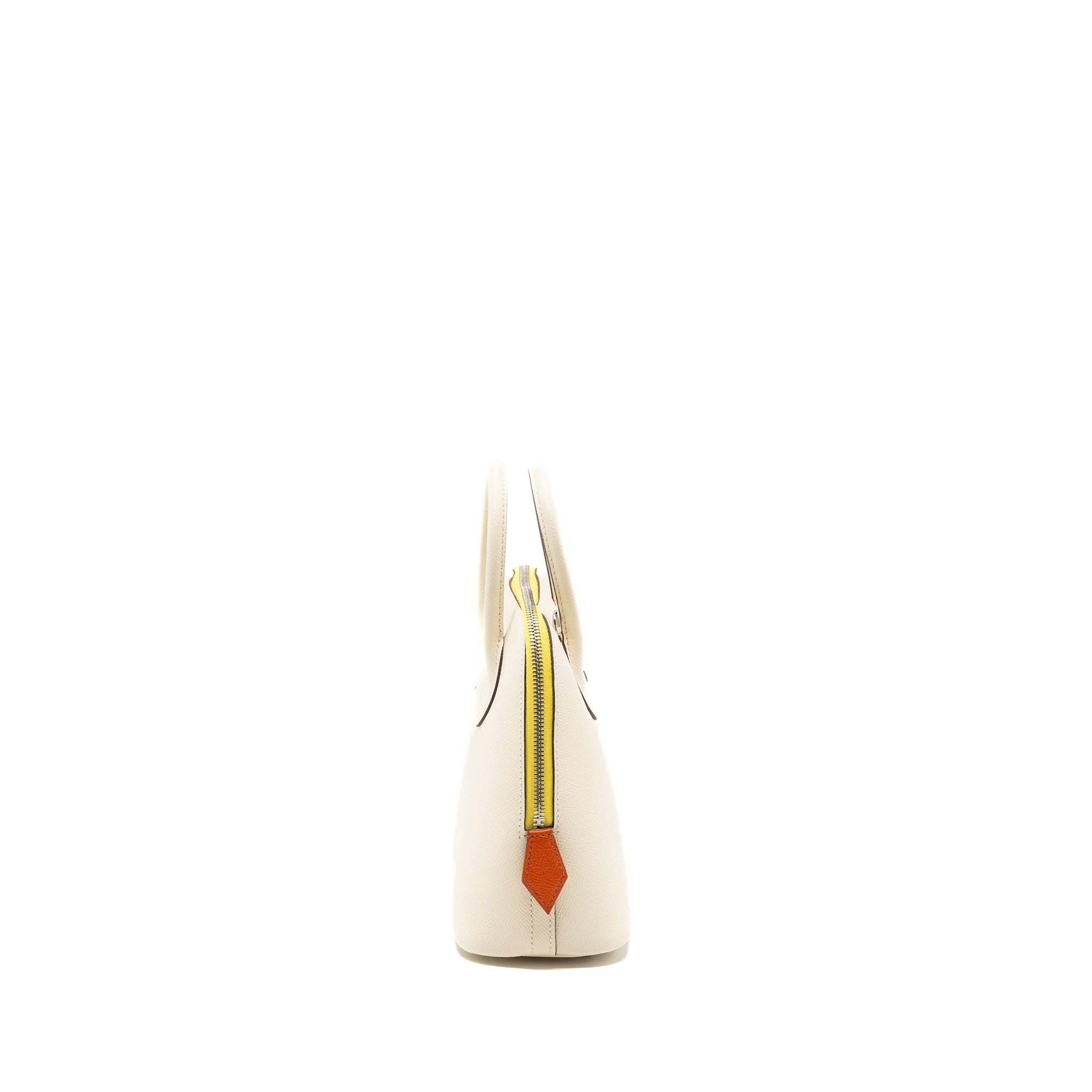 HERMES BOLIDE 1923 25 EPSOM NATA/TERRE BATTUE/JAUNE CITRON SHW