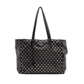 PRADA SHOULDER BAG LAMBSKIN / FABRIC BLACK SHW