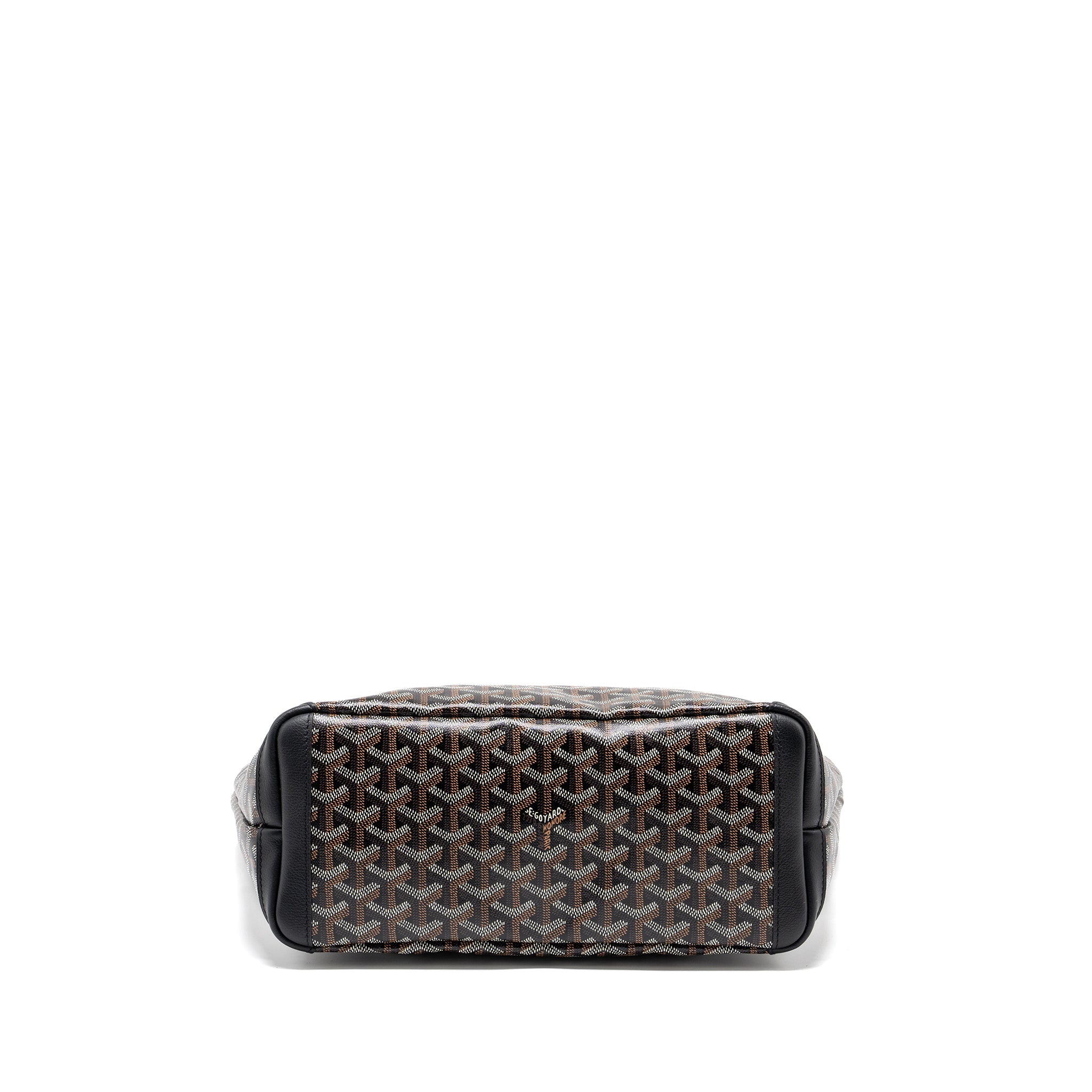 GOYARD ARTOIS PM TOTE BAG GOYARDLINE CANVAS BLACK SHW