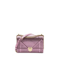 DIOR DIORAMA BAG METALLIC PINK LGHW