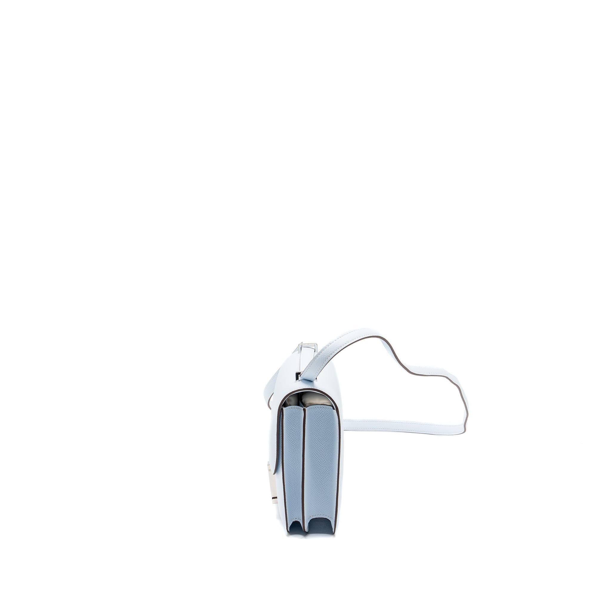 HERMES MINI CONSTANCE EPSOM BLUE BRUME SHW