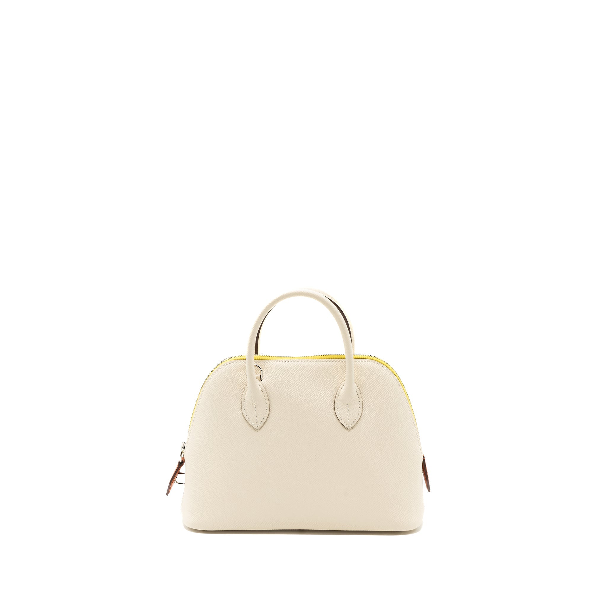 HERMES BOLIDE 1923 25 EPSOM NATA/TERRE BATTUE/JAUNE CITRON SHW