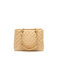 CHANEL GRAND SHOPPING TOTE CAVIAR BEIGE GHW