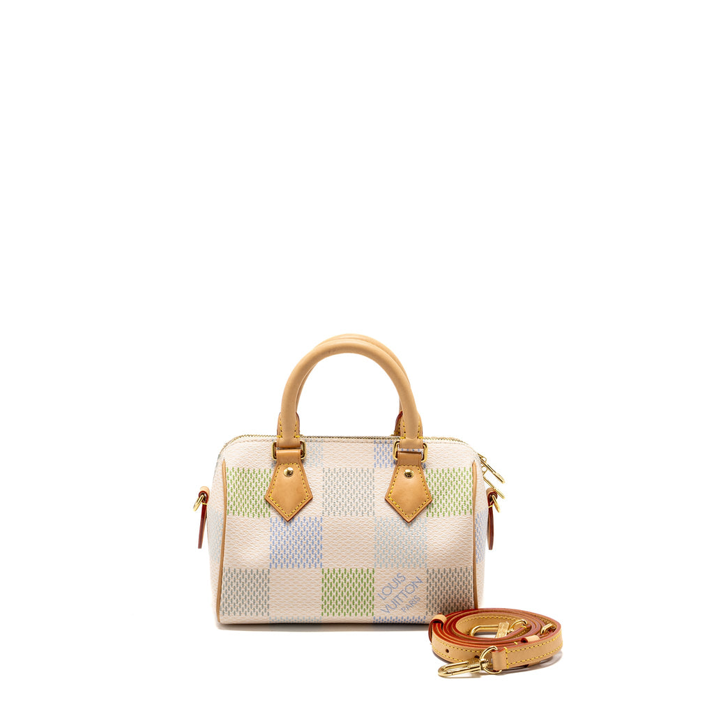 LOUIS VUITTON SPEEDY BANDOULIERE 20 AUTRES TOILES DAMIER MULTICOLOUR GHW
