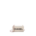 CHANEL PARIS-HAMBURG RUNWAY CONTAINER CLUTCH BAG WHITE / BLACK / RED SHW