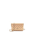 CHANEL CLASSIC WALLET ON CHAIN LAMBSKIN IRIDESCENT PINK SHW (MICROCHIP)