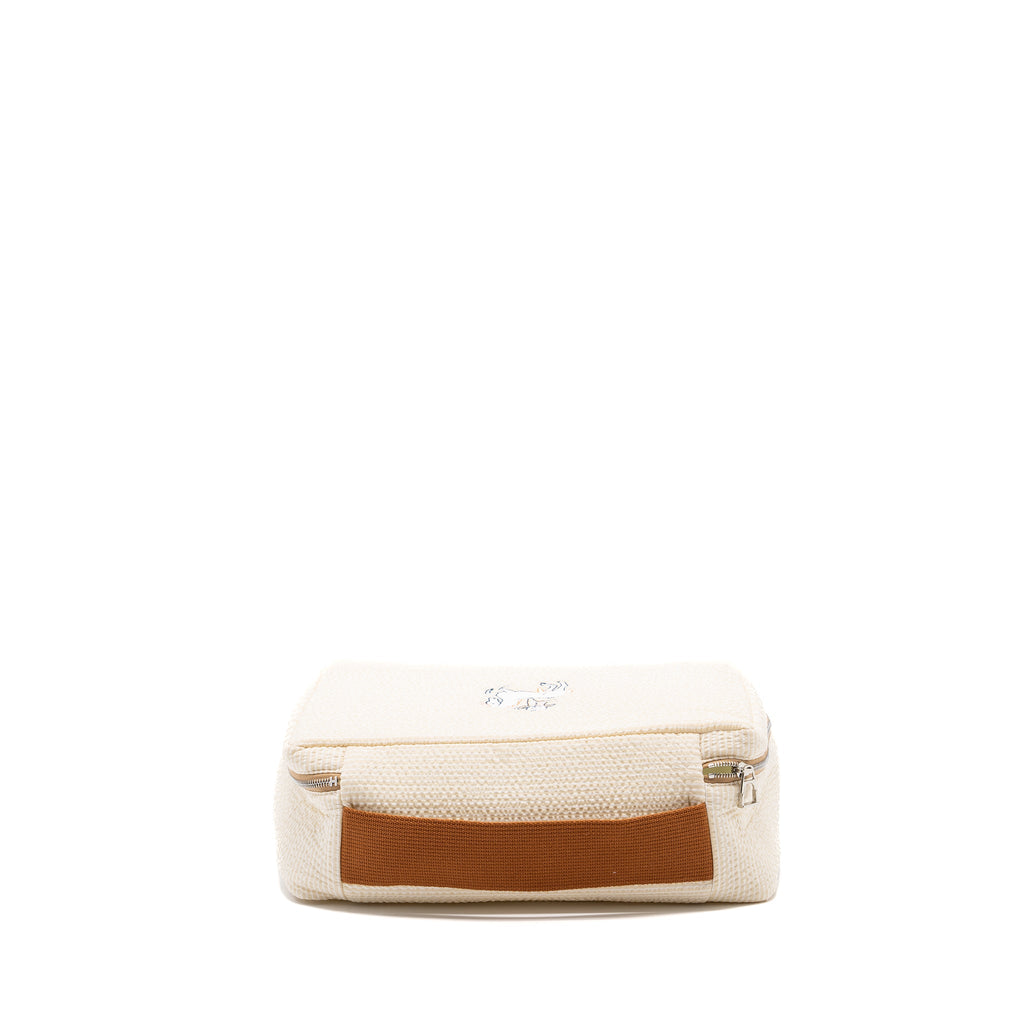 HERMES TOOGO CABRIOLE CASE, MEDIUM MODEL COTTON BISCUIT SHW