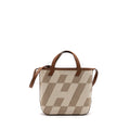 HERMES CABAS H EN BIAIS 27 BAG NATUREL/GOLD