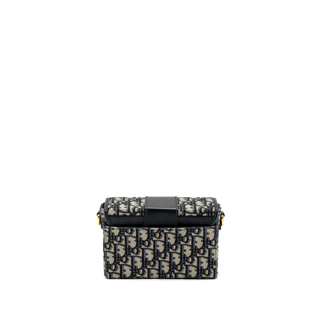 DIOR 30 MONTAIGNE BOX BLUE DIOR OBLIQUE JACQUARD GHW