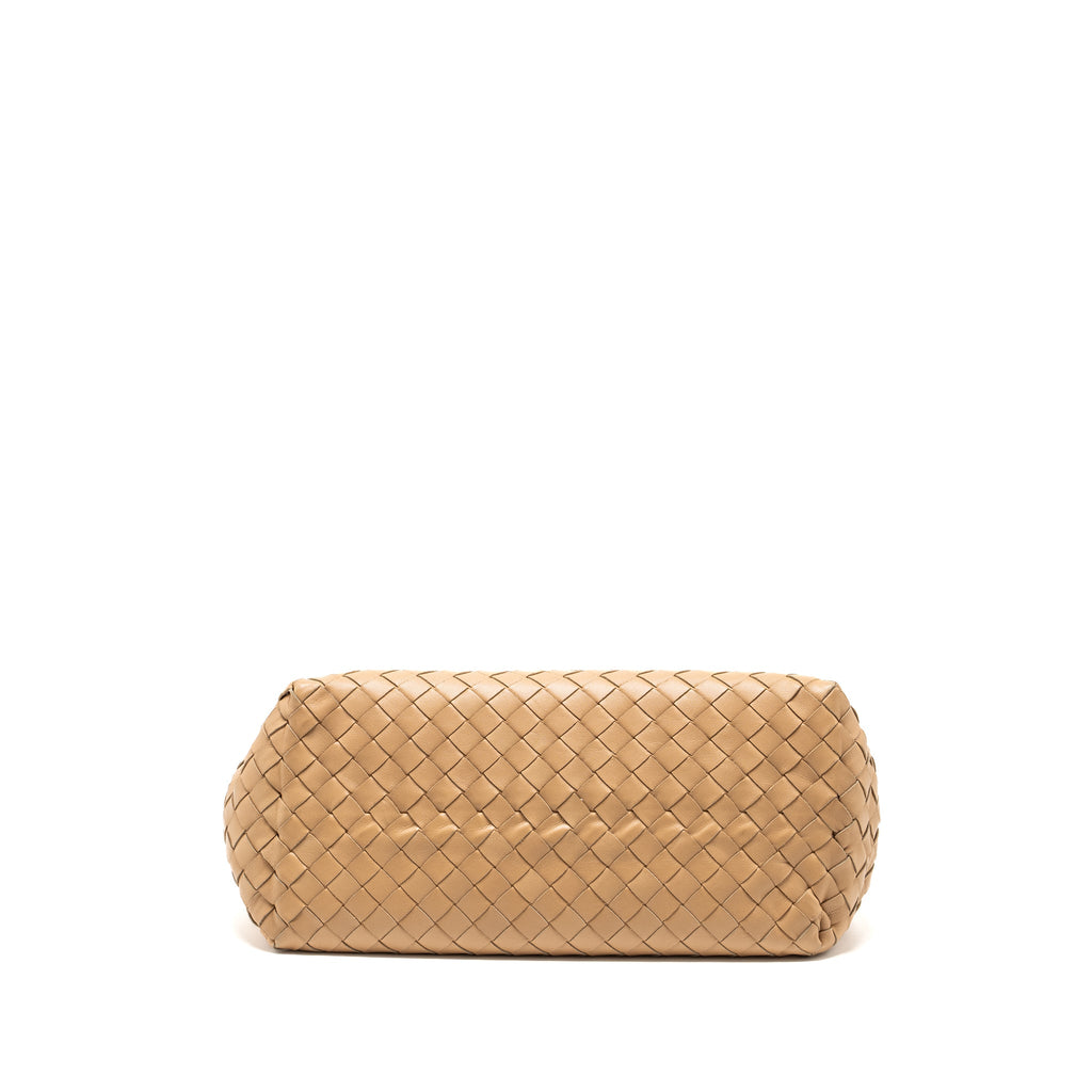 BOTTEGA VENETA GARDA TOTE BAG INTRECCIATO LAMBSKIN BEIGE GHW