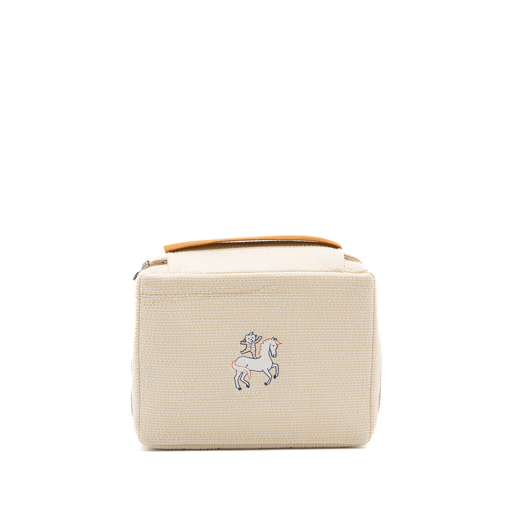 HERMES TOOGO CABRIOLE CASE, MEDIUM MODEL COTTON BISCUIT SHW