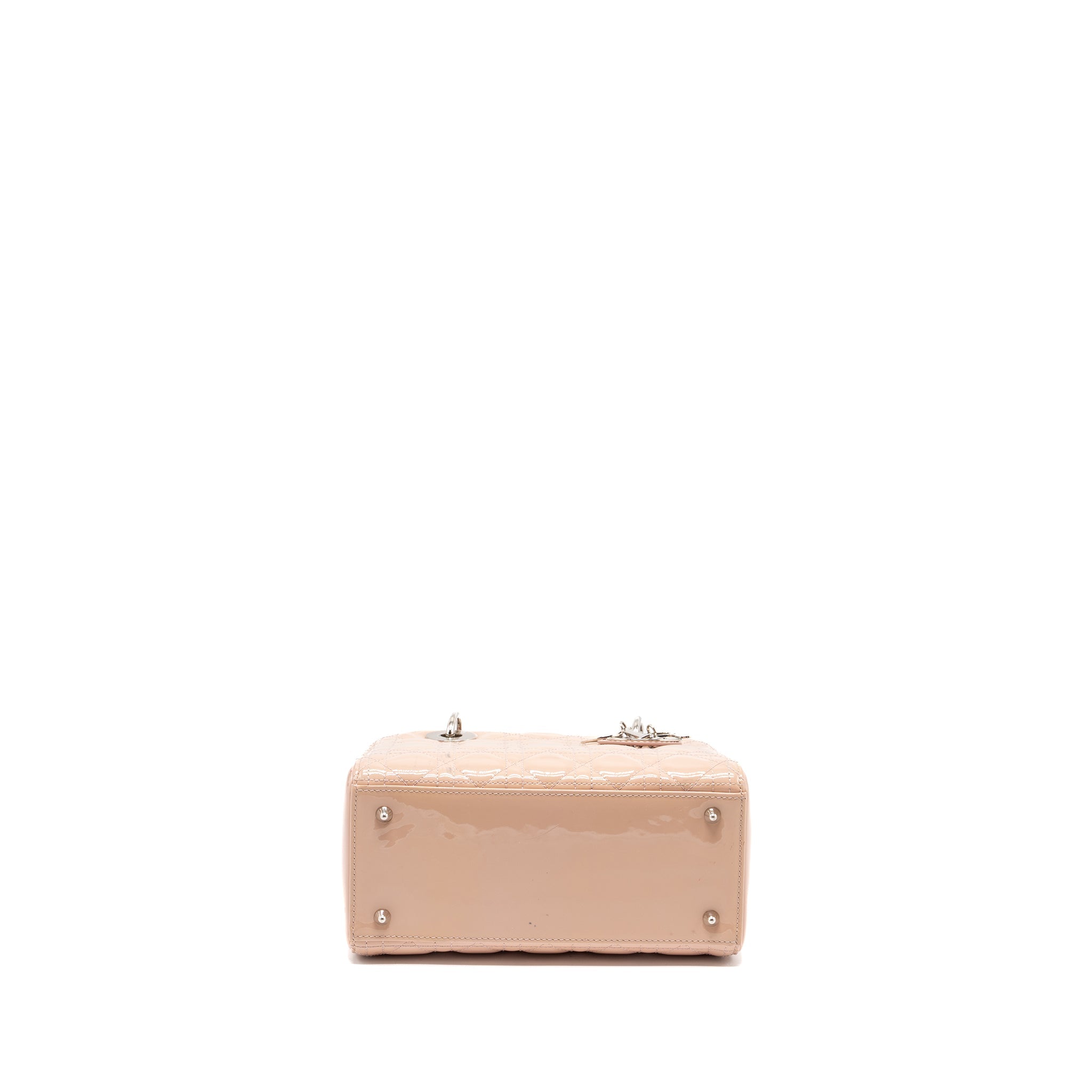 DIOR MEDIUM LADY DIOR PATENT PINK SHW