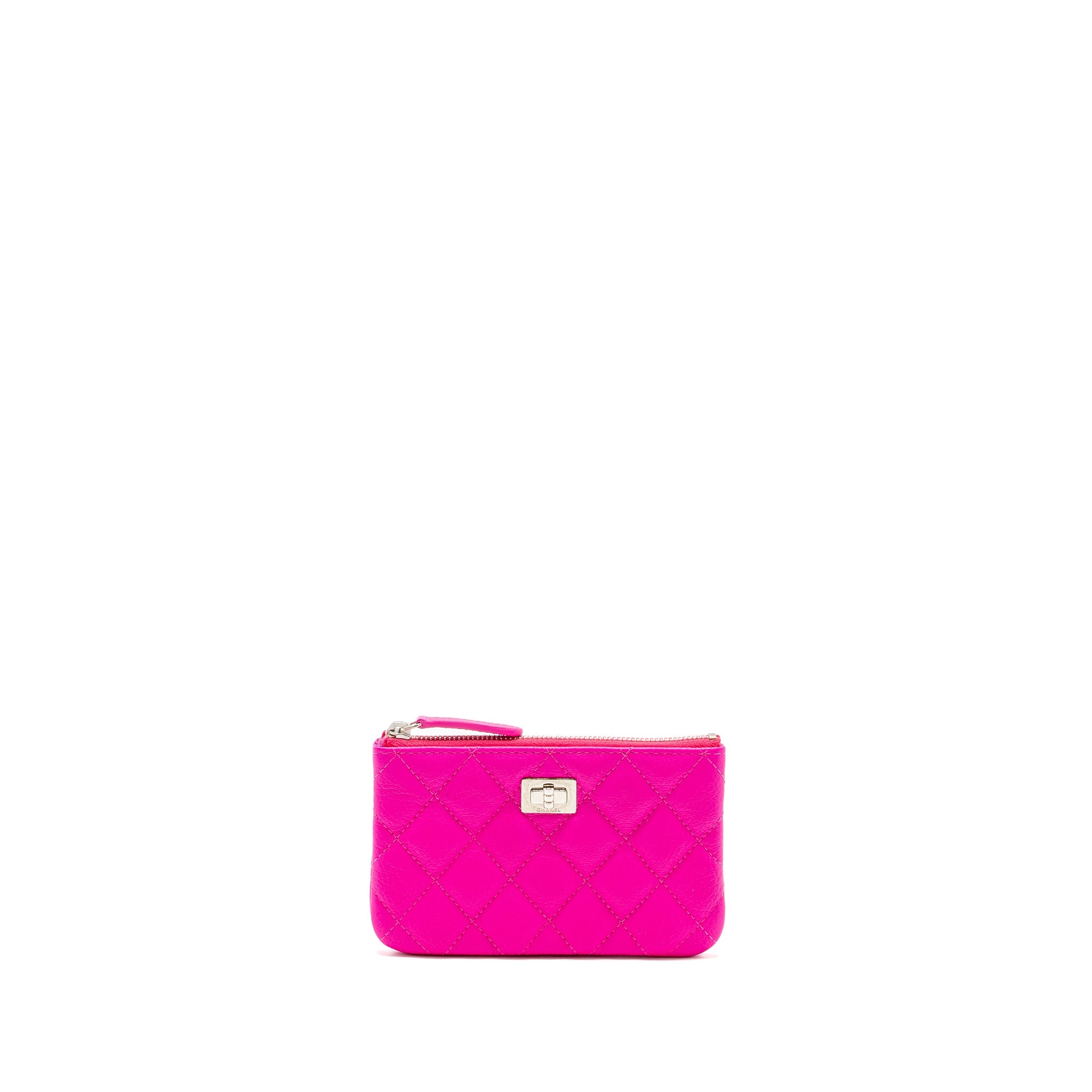 CHANEL SMALL REISSUE 2.55 O CASE POUCH GOATSKIN PINK SHW
