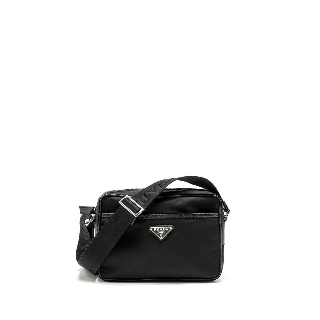 PRADA RE-NYLON SHOULDER BAG BLACK SHW