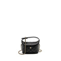CHANEL 25C QUILTED HOBO BAG CAVIAR BLACK GHW (MICROCHIP)
