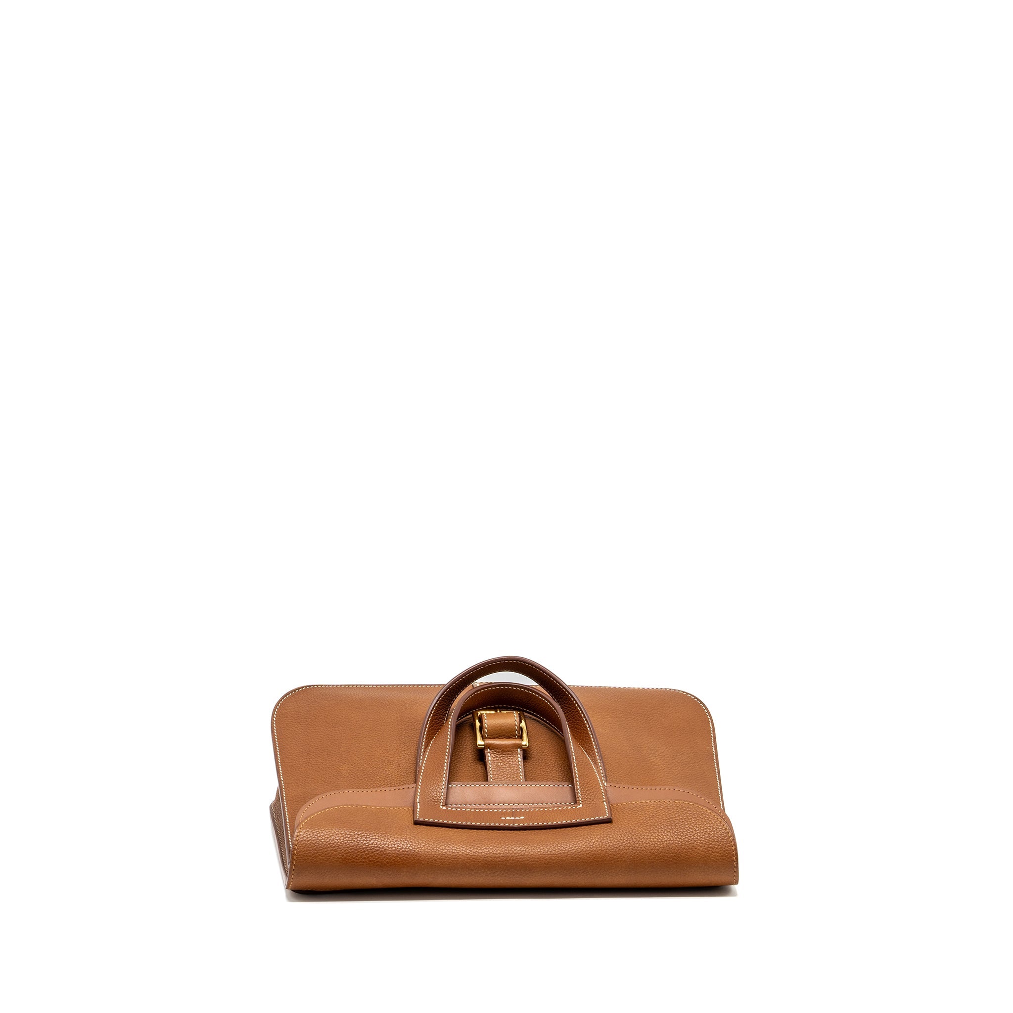 HERMES HALZAN 31 BARENIA FAUBOURG FAUVE GHW
