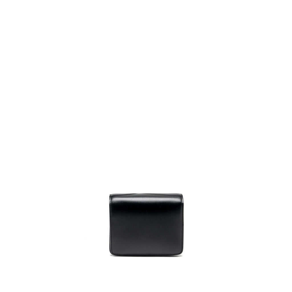 CELINE MINI CLASSIC BOX BAG CALFSKIN BLACK GHW