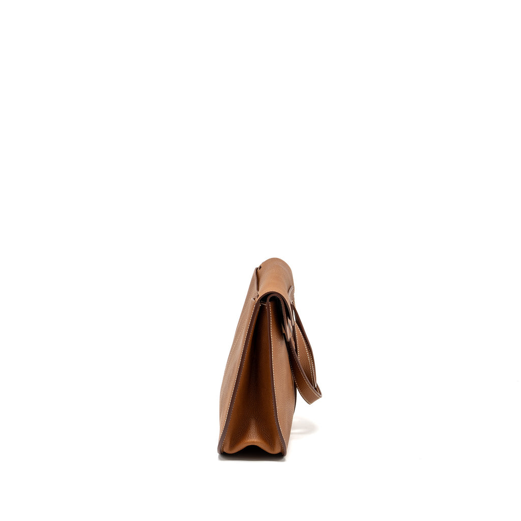 HERMES HALZAN 31 BARENIA FAUBOURG FAUVE GHW