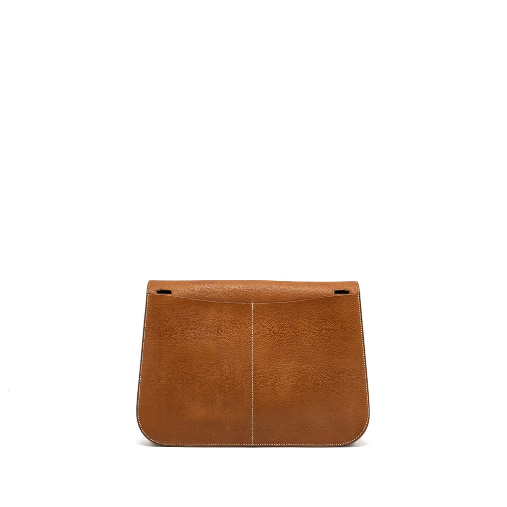 HERMES HALZAN 31 BARENIA FAUBOURG FAUVE GHW
