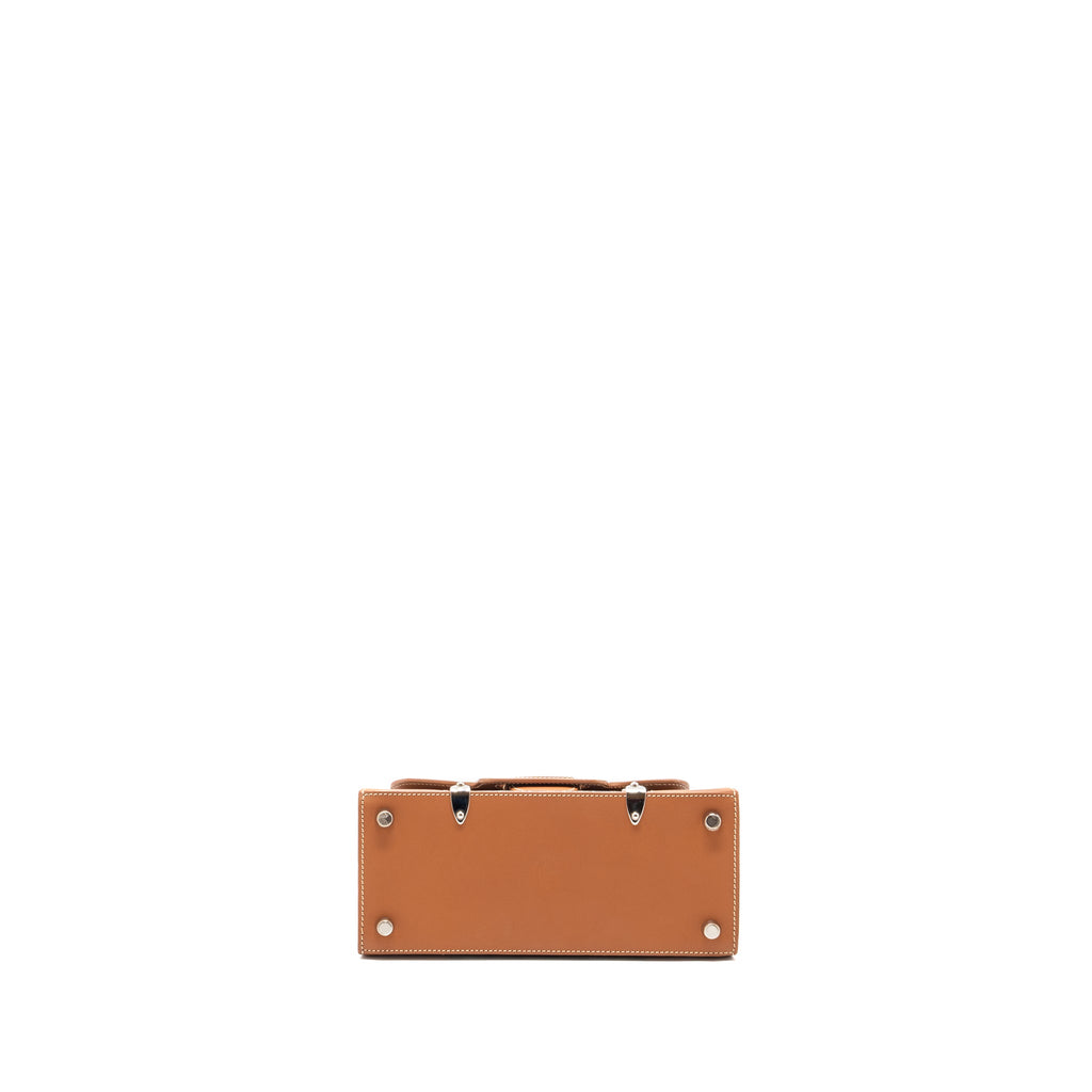 GOYARD MINI STRUCTURE SAIGON BAG CANVAS/CALFSKIN BLACK/TAN SHW