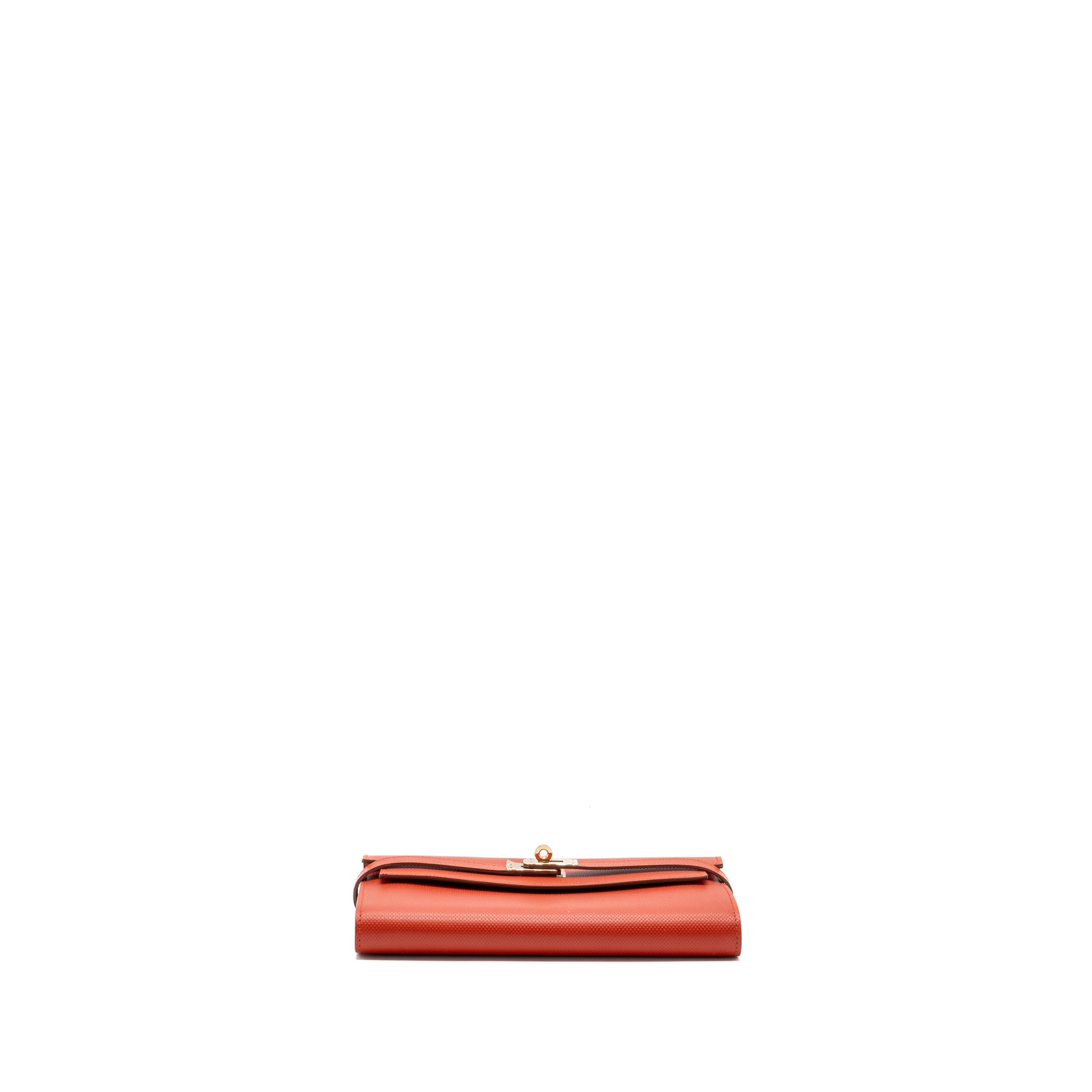 HERMES KELLY LONG WALLET GRAIN SANGUINE GHW