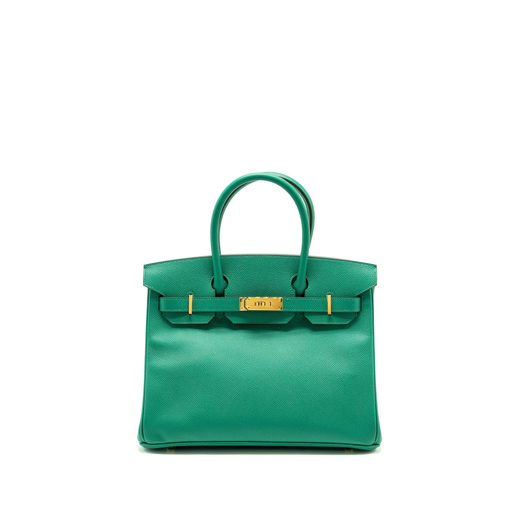 HERMES BIRKIN 30 EPSOM VERT JADE GHW