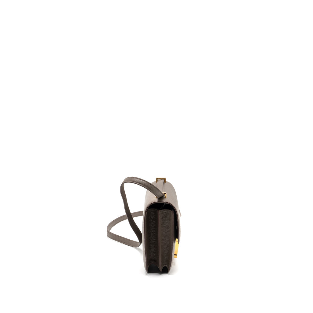 HERMES MINI CONSTANCE EPSOM GRIS ETAIN GHW