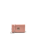 FENDI LOGO CROSSBODY BAG CALFSKIN LIGHT PINK SHW