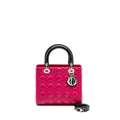 DIOR MEDIUM LADY DIOR LAMBSKIN PINK / MULTICOLOUR SHW