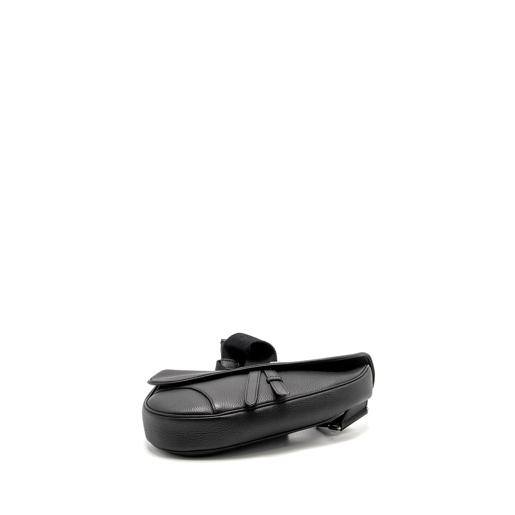 DIOR HOMME CHARMS SADDLE BAG CALFSKIN BLACK SHW