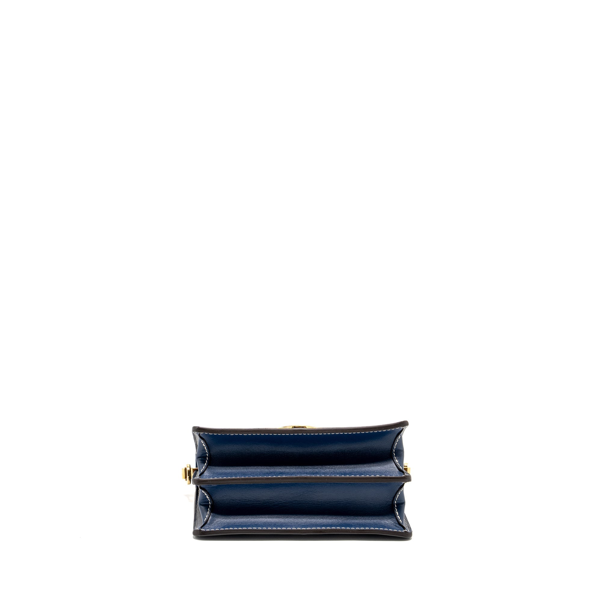 LOUIS VUITTON MINI DAUPHINE DENIM BLUE GHW