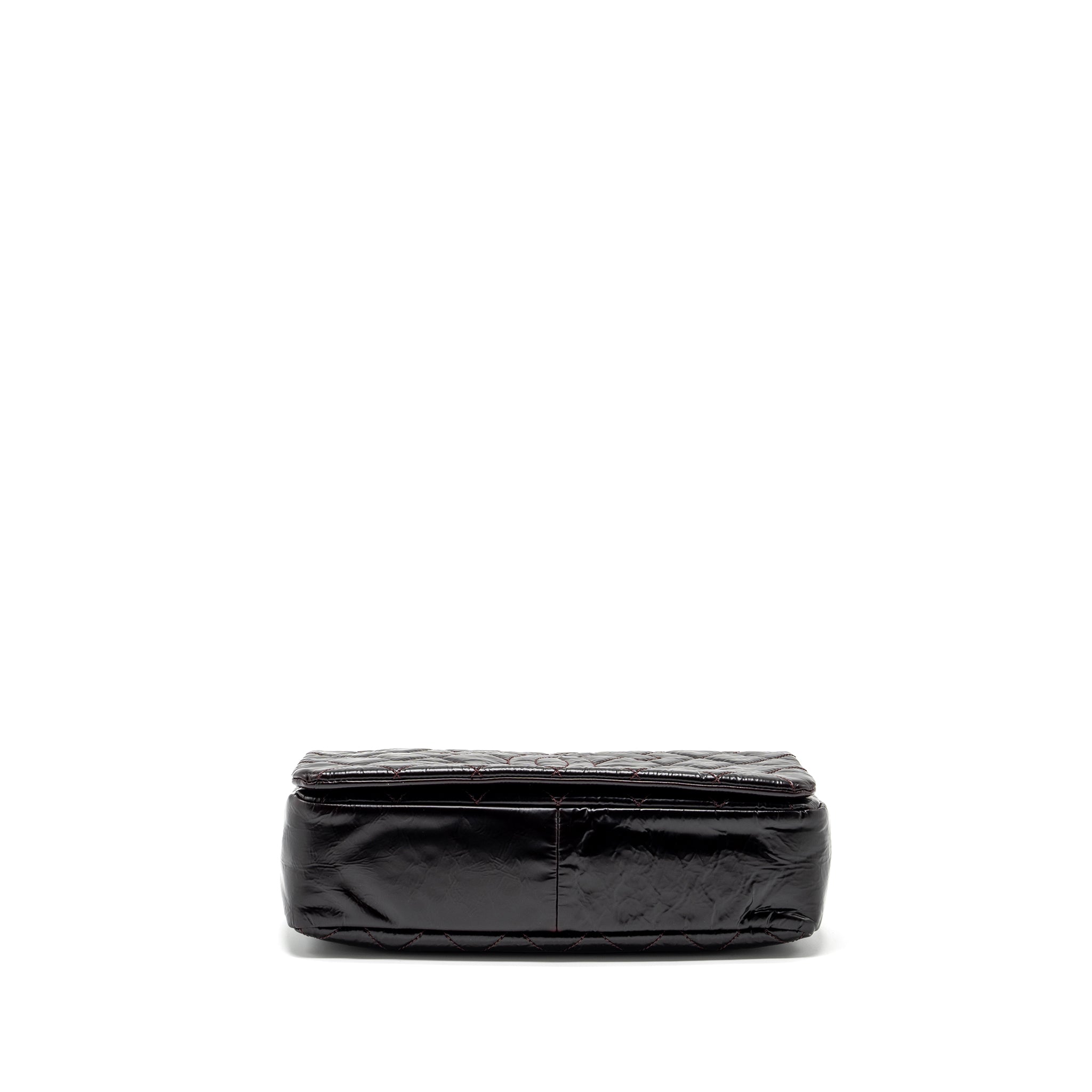 CHANEL 31 RUE CAMBON FLAP BAG CALFSKIN DARK RED SHW