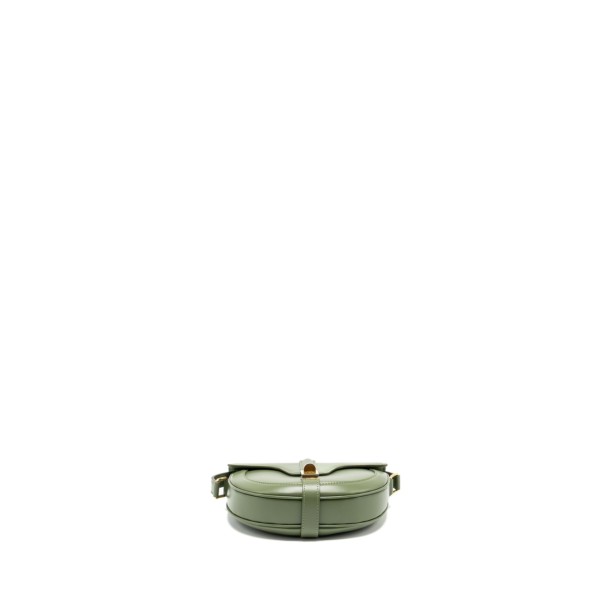 CELINE SMALL BESACE BAG CALFSKIN LIGHT KHAKI GHW