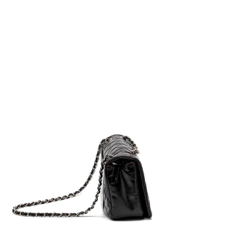 CHANEL 31 RUE CAMBON FLAP BAG CALFSKIN DARK RED SHW