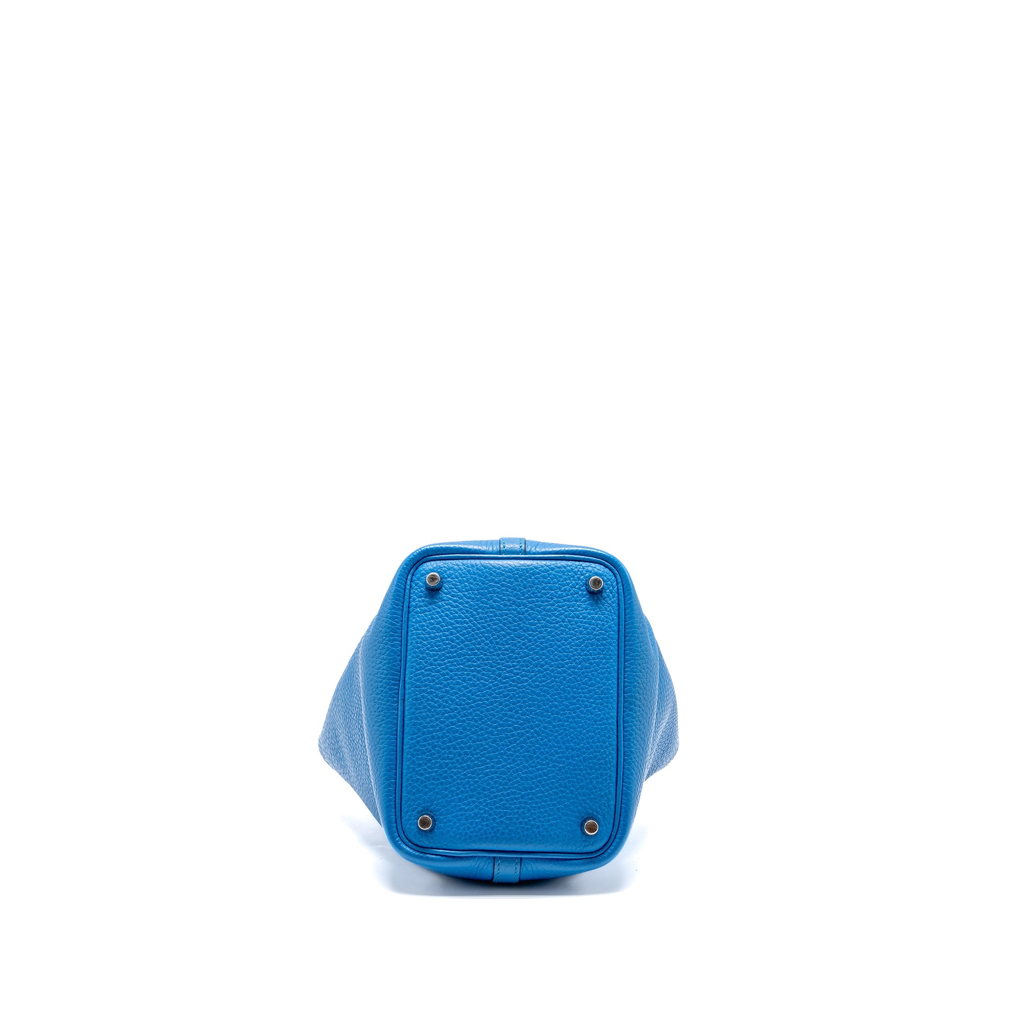 HERMES PICOTIN 18 LOCK BAG CLEMENCE B3 BLEU ZANZIBAR SHW