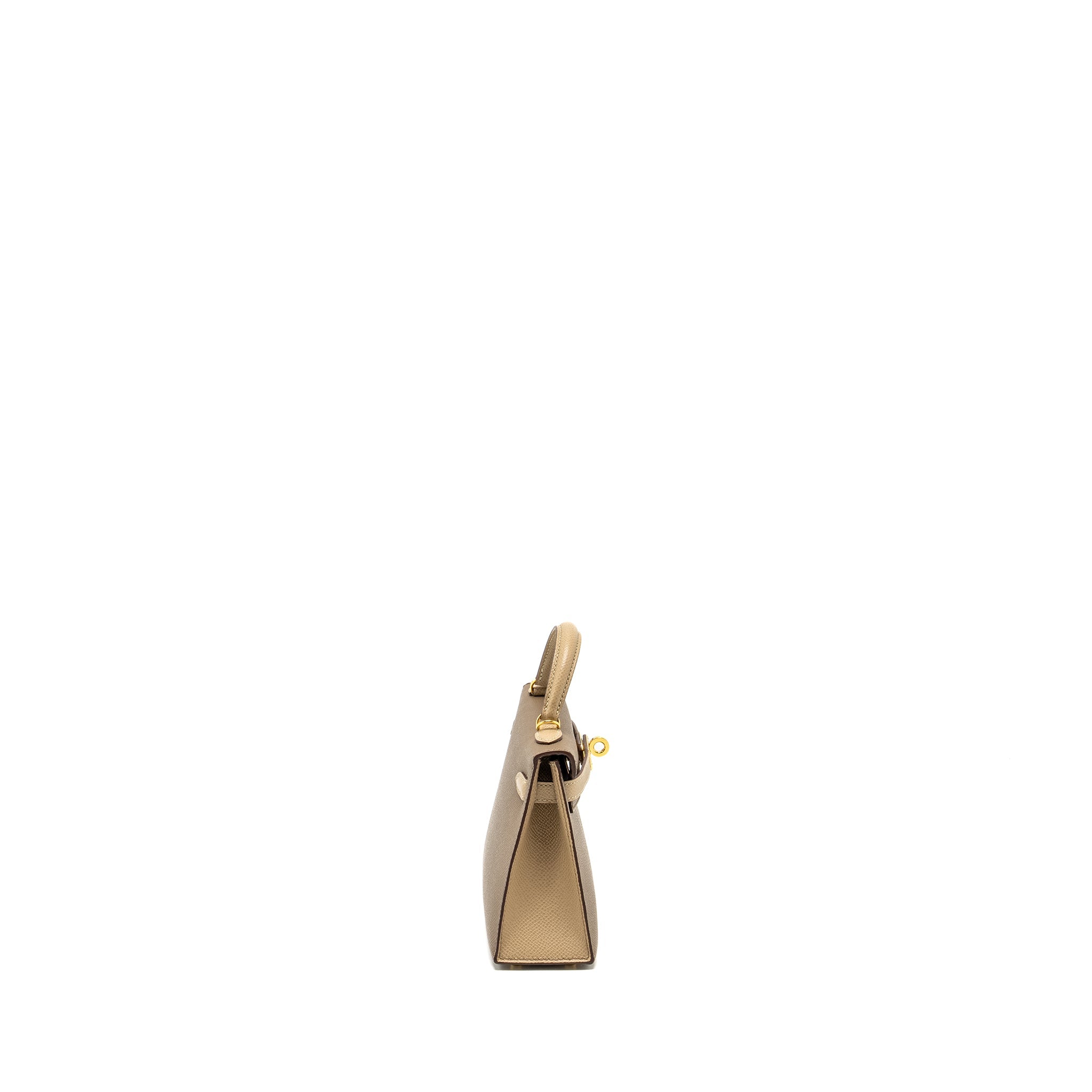 HERMES MINI KELLY II SPECIAL ORDER EPSOM ETOUPE / TRENCH GHW