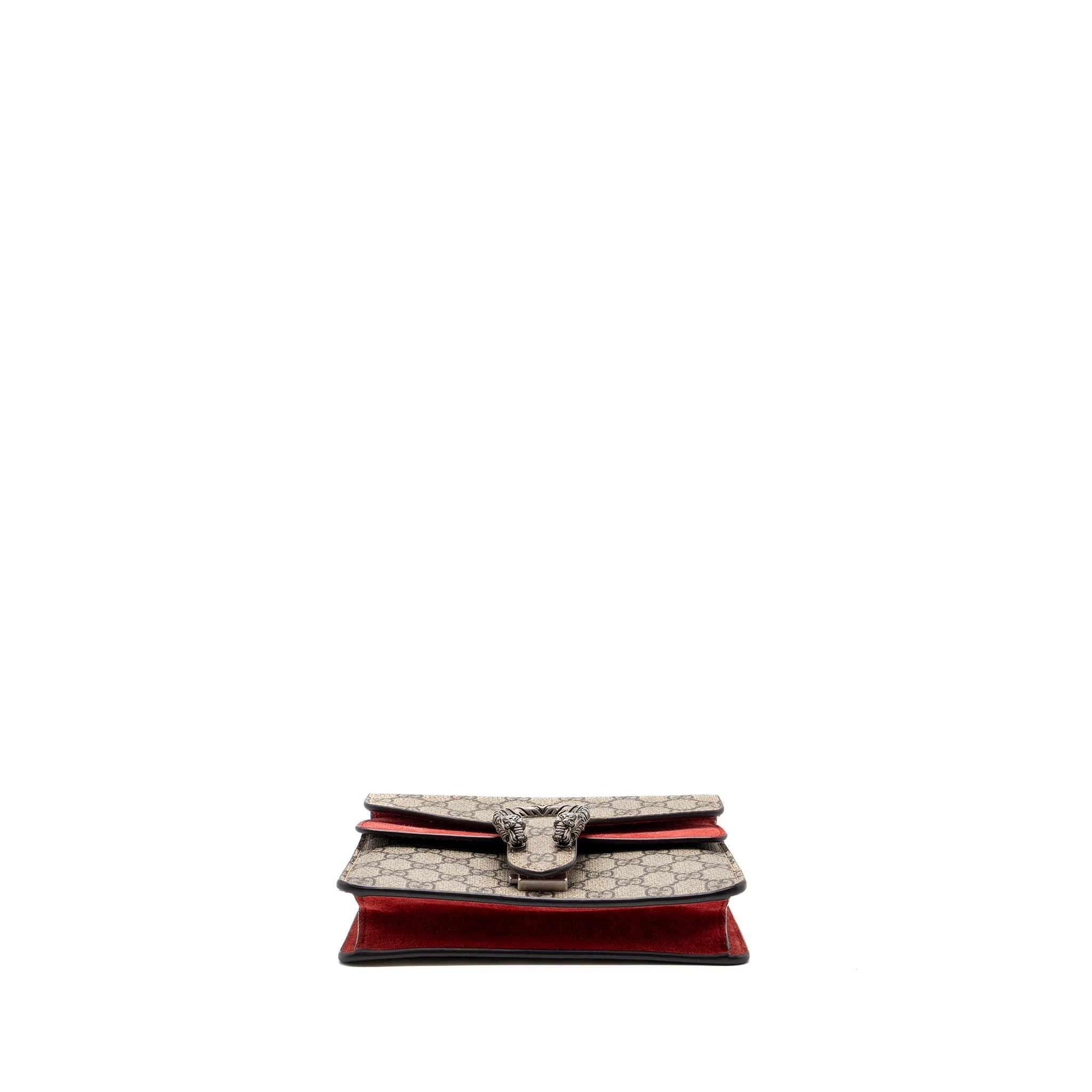 GUCCI DIONYSUS GG SUPREME MINI BAG RED SHW