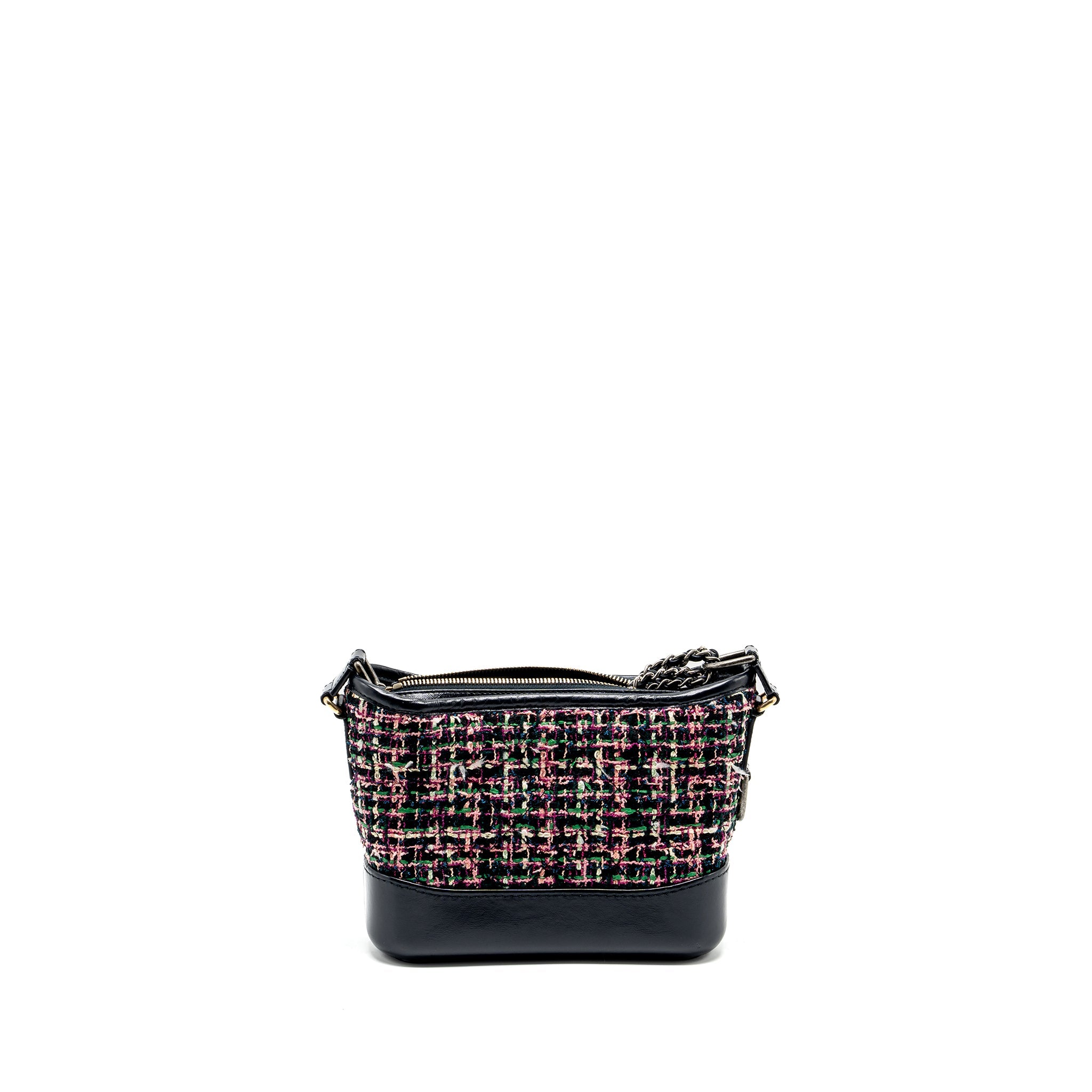 CHANEL SMALL GABRIELLE HOBO BAG TWEED/CALFSKIN MULTICOLOUR/MULTICOLOUR HARDWARE