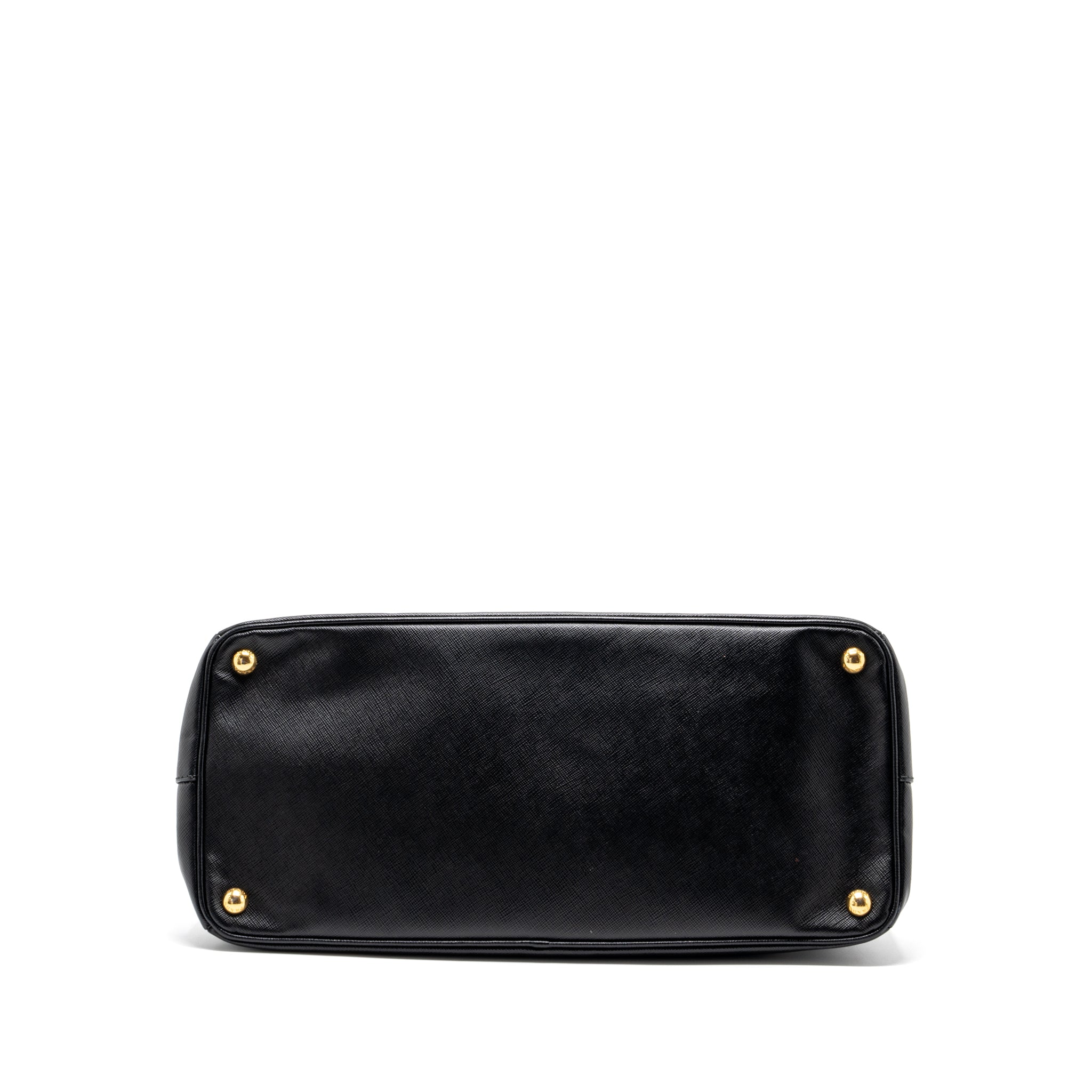 PRADA SAFFIANO TOTE BAG CALFSKIN BLACK GHW