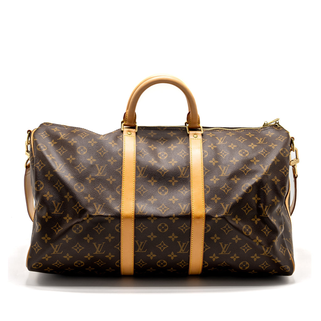 LOUIS VUITTON KEEPALL 50 BANDOULIRE MONOGRAM CANVAS GHW