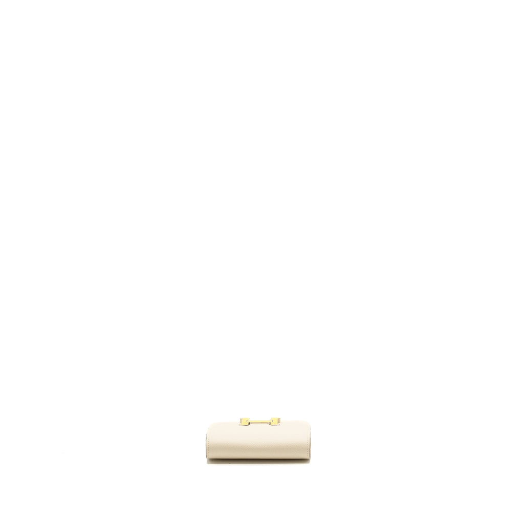 HERMES CONSTANCE SLIM EPSOM NATA / LIME SHW